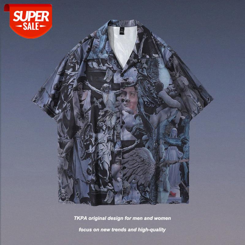 TKPAvitage retro style full print portrait dark black short-sleeved shirt men and women hip-hop flow net red #4p6M, White;black
TKPAvitage retro style full print portrait dark black short-sleeved shirt men and women hip-hop flow net red #4p6M, White;black