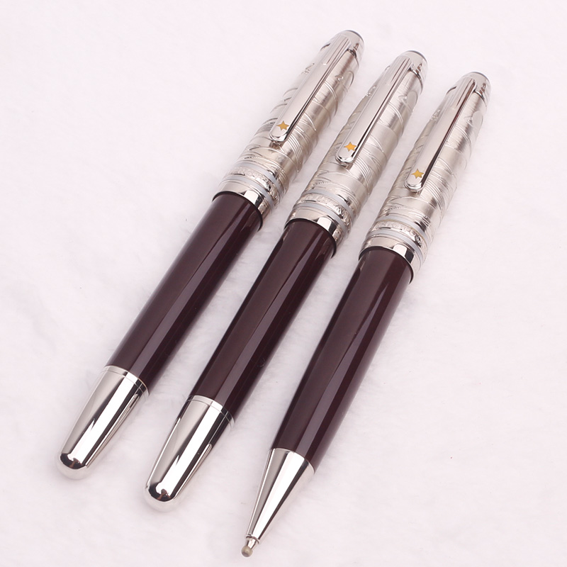 High quality Little Prince 145 Dark Brown and Blue Rollerball pen Ballpoint Fountain pens stationery office school supplies with Serial Number, As picture shows
High quality Little Prince 145 Dark Brown and Blue Rollerball pen Ballpoint Fountain pens stationery office school supplies with Serial Number, As picture shows