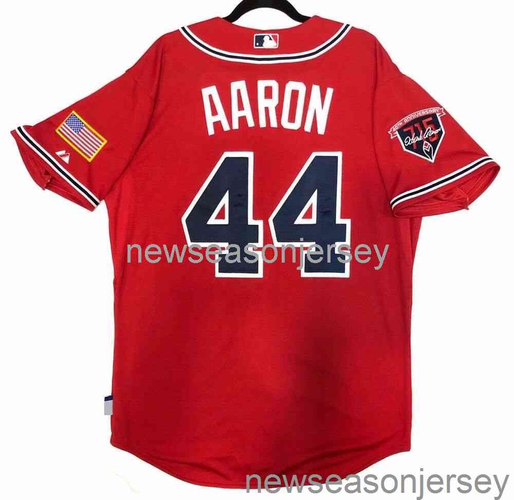 Stitched retro jersey HANK AARON COOL BASE JERSEY Men Women Youth Baseball Jersey XS-5XL 6XL, Red
Stitched retro jersey HANK AARON COOL BASE JERSEY Men Women Youth Baseball Jersey XS-5XL 6XL, Red