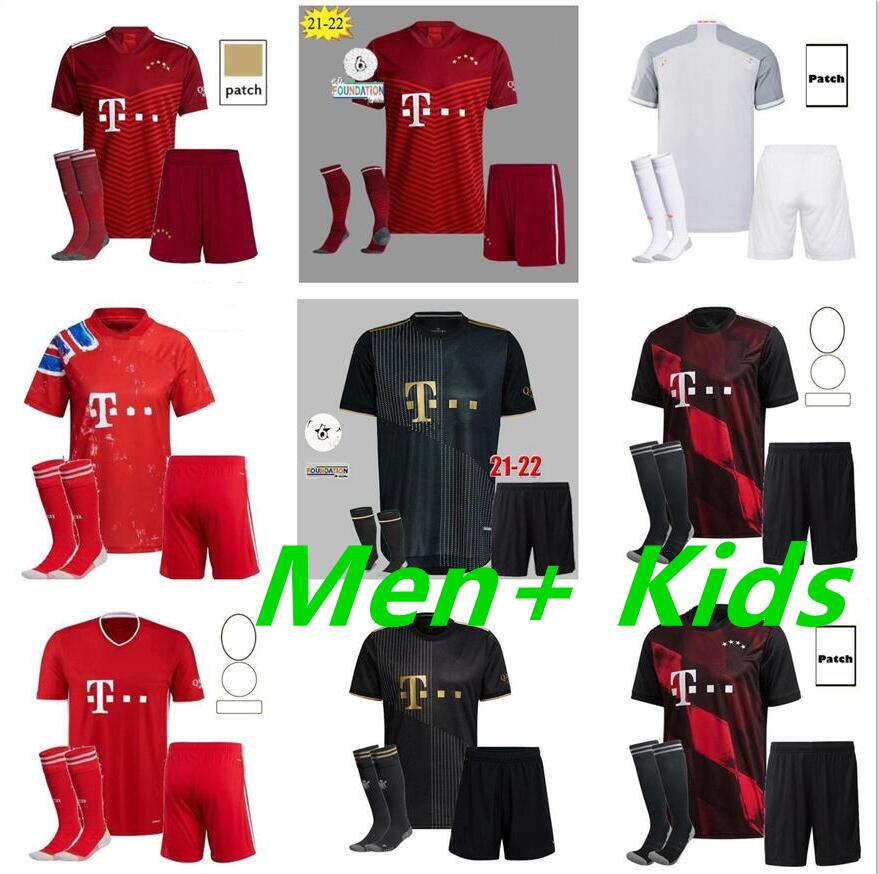 2021 2022 Munich Kids Soccer Jerseys sets Coman Goretzka Kimmich GNABRY MULLER DAVIES LEWANDOWSKI SANE Bayern football shirt+shorts with socks, Blue
2021 2022 Munich Kids Soccer Jerseys sets Coman Goretzka Kimmich GNABRY MULLER DAVIES LEWANDOWSKI SANE Bayern football shirt+shorts with socks, Blue