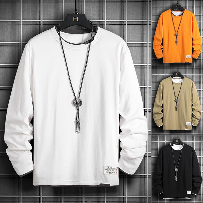Men's Sweaters Single Mens T Shirt Men 2022 Autumn Oversized 100% Cotton Long Sleeve Tshirt Japanese Streetwear Vintage Black T-Shirt, White;black
Men's Sweaters Single Mens T Shirt Men 2022 Autumn Oversized 100% Cotton Long Sleeve Tshirt Japanese Streetwear Vintage Black T-Shirt, White;black