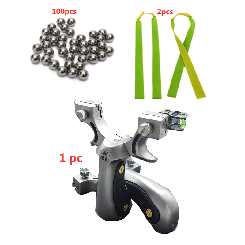 hot sale 98K Slingshot High Power Stainless Steel Slingshot Chinese catapult Slingshot Shooting Hunting Profession Bow with ammo and bag
hot sale 98K Slingshot High Power Stainless Steel Slingshot Chinese catapult Slingshot Shooting Hunting Profession Bow with ammo and bag