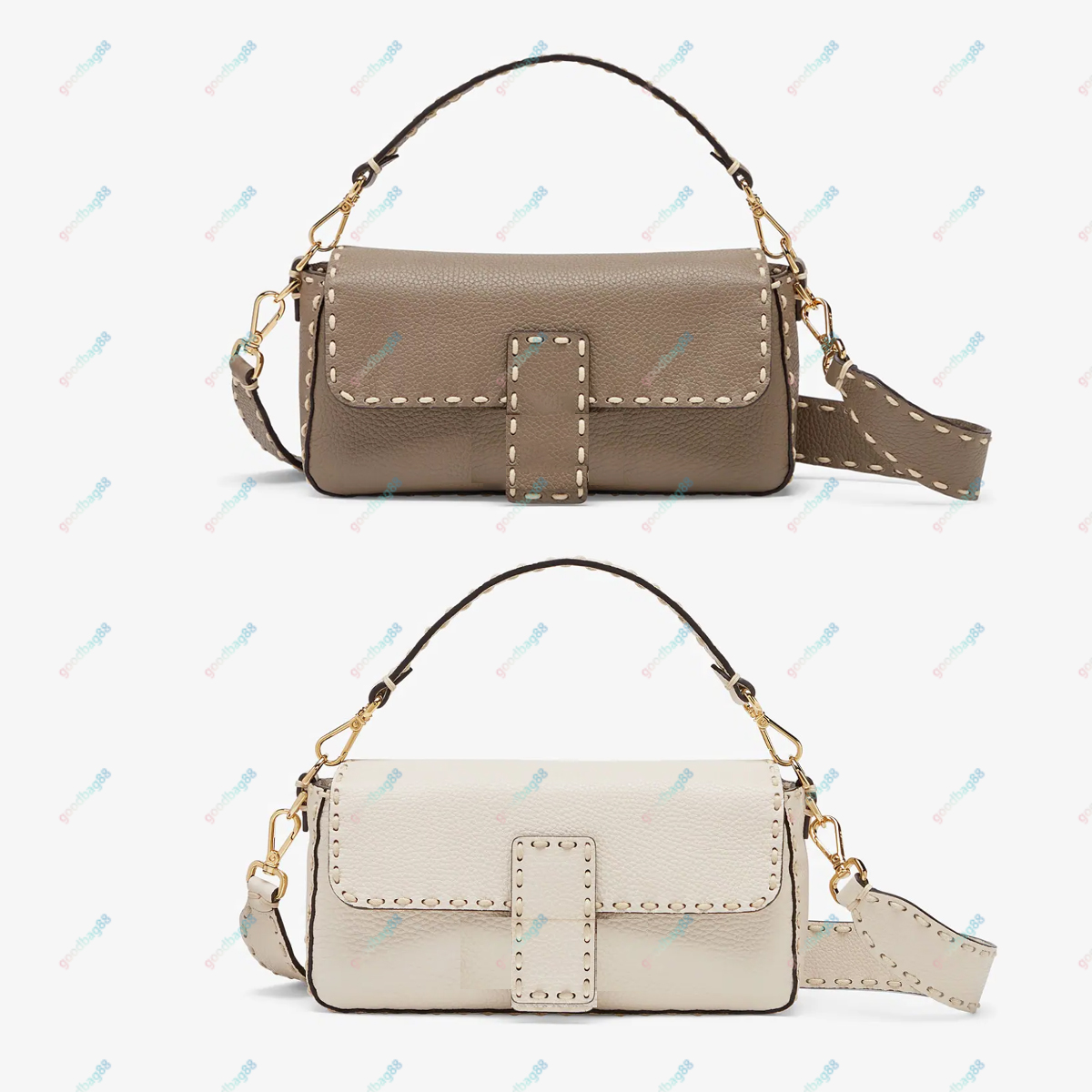 Designer Handbags Women's Baguette Bags Leather Hand Stitched Shoulder Bag High Quality Messenger Package Clutches Wallet 3 colors 27*6*13cm 8BR600AH95F, Black
Designer Handbags Women's Baguette Bags Leather Hand Stitched Shoulder Bag High Quality Messenger Package Clutches Wallet 3 colors 27*6*13cm 8BR600AH95F, Black