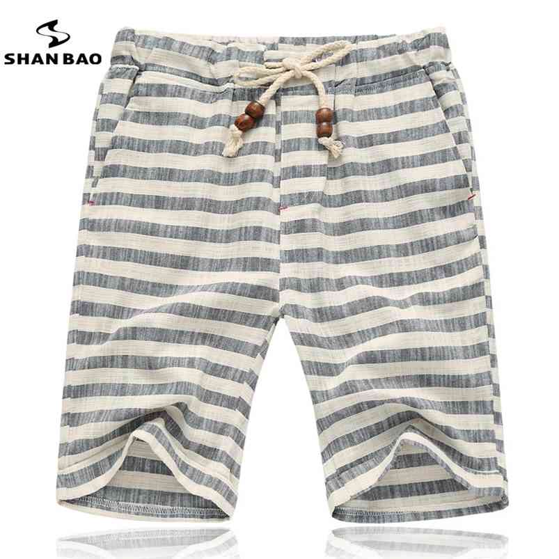 SHAN BAO brands men summer shorts fashion style and comfortable breathable Cotton stripe leisure men's beach shorts 210720, Blue
SHAN BAO brands men summer shorts fashion style and comfortable breathable Cotton stripe leisure men's beach shorts 210720, Blue