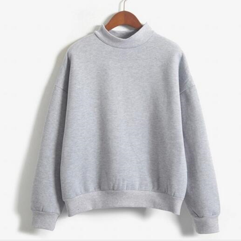 Wholesale M-XXL Cute Women Hoodies Pullover 9 colors Autumn Coat Winter Loose Fleece Thick Knit Sweatshirt Female 200924