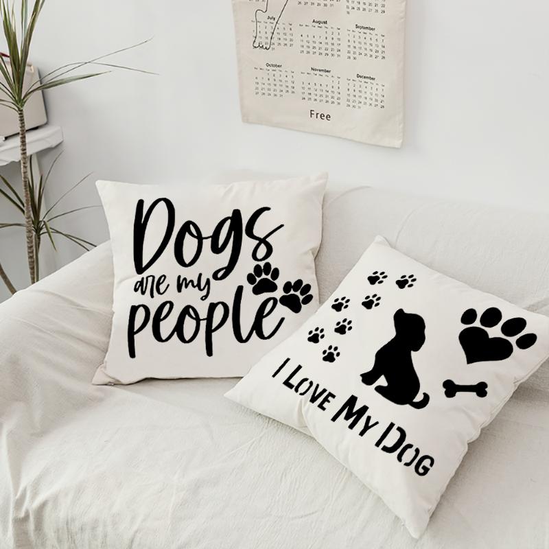 Cushion/Decorative Pillow I Love My Dog Paws Print Fashion Cushion Cover Home Office Decorative Pillowcase Sofa Living Room Throw Pillows Ca, Z00443-dccwh-m
Cushion/Decorative Pillow I Love My Dog Paws Print Fashion Cushion Cover Home Office Decorative Pillowcase Sofa Living Room Throw Pillows Ca, Z00443-dccwh-m