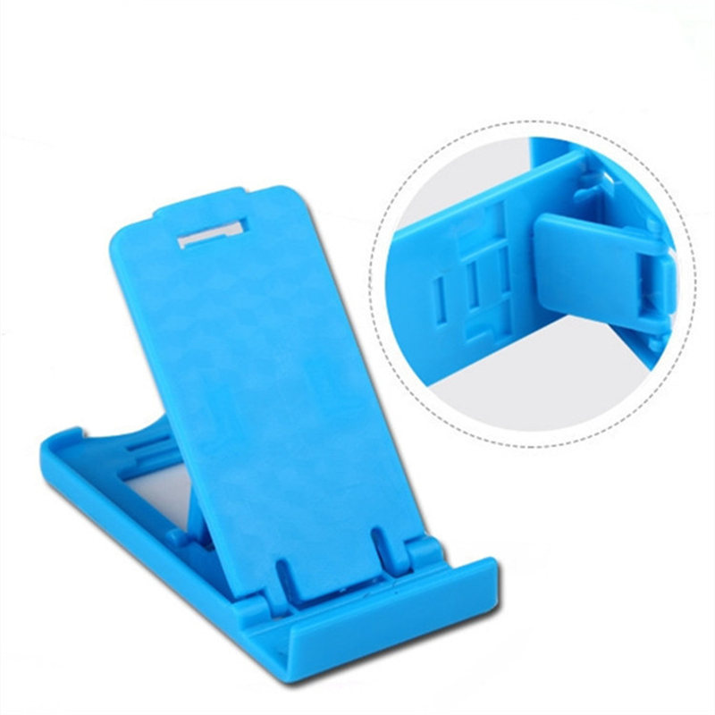 Universal Mini Cell Phone Mounts Holders Foldable Adjustable Plastic Stand Cradle Compact For Mobile iPhone Cellphone Accessories