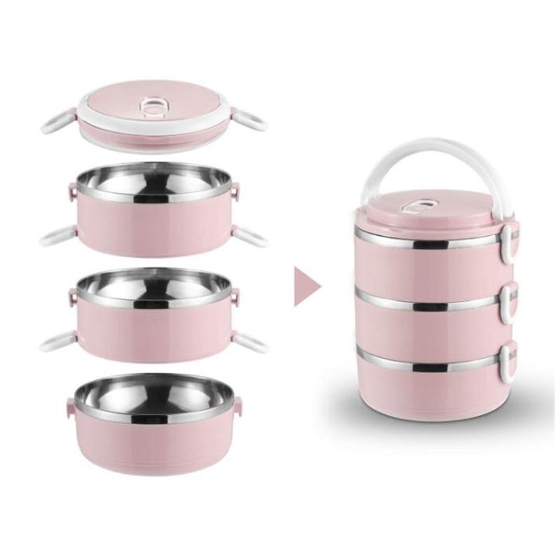 Dinnerware Sets Three-layer Leak-proof Insulation Lunch Box Japanese Portable Storage Container Stainless Steel For Kids School Leakpro
Dinnerware Sets Three-layer Leak-proof Insulation Lunch Box Japanese Portable Storage Container Stainless Steel For Kids School Leakpro