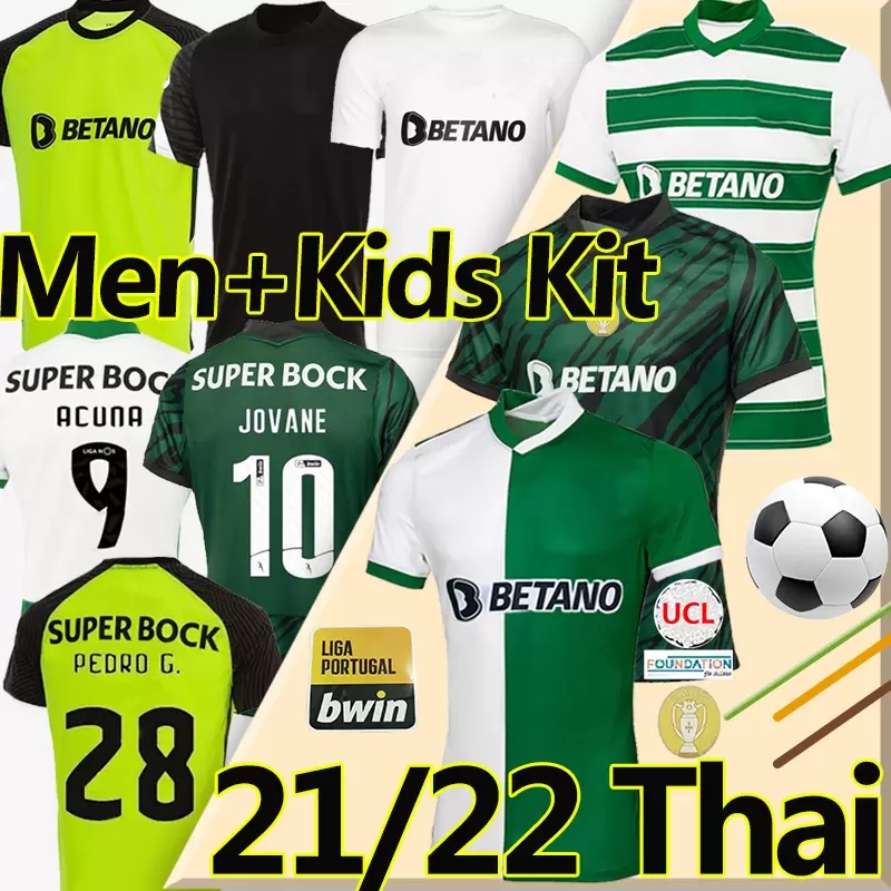 Sporting CP 21/22 Lisboa soccer jerseys Lisbon Jovane Sarabia Vietto COATES ACUNA 3rd fourth 2021 2022 Sporting Clube de football shirt men kit Training uniforms, Black
Sporting CP 21/22 Lisboa soccer jerseys Lisbon Jovane Sarabia Vietto COATES ACUNA 3rd fourth 2021 2022 Sporting Clube de football shirt men kit Training uniforms, Black