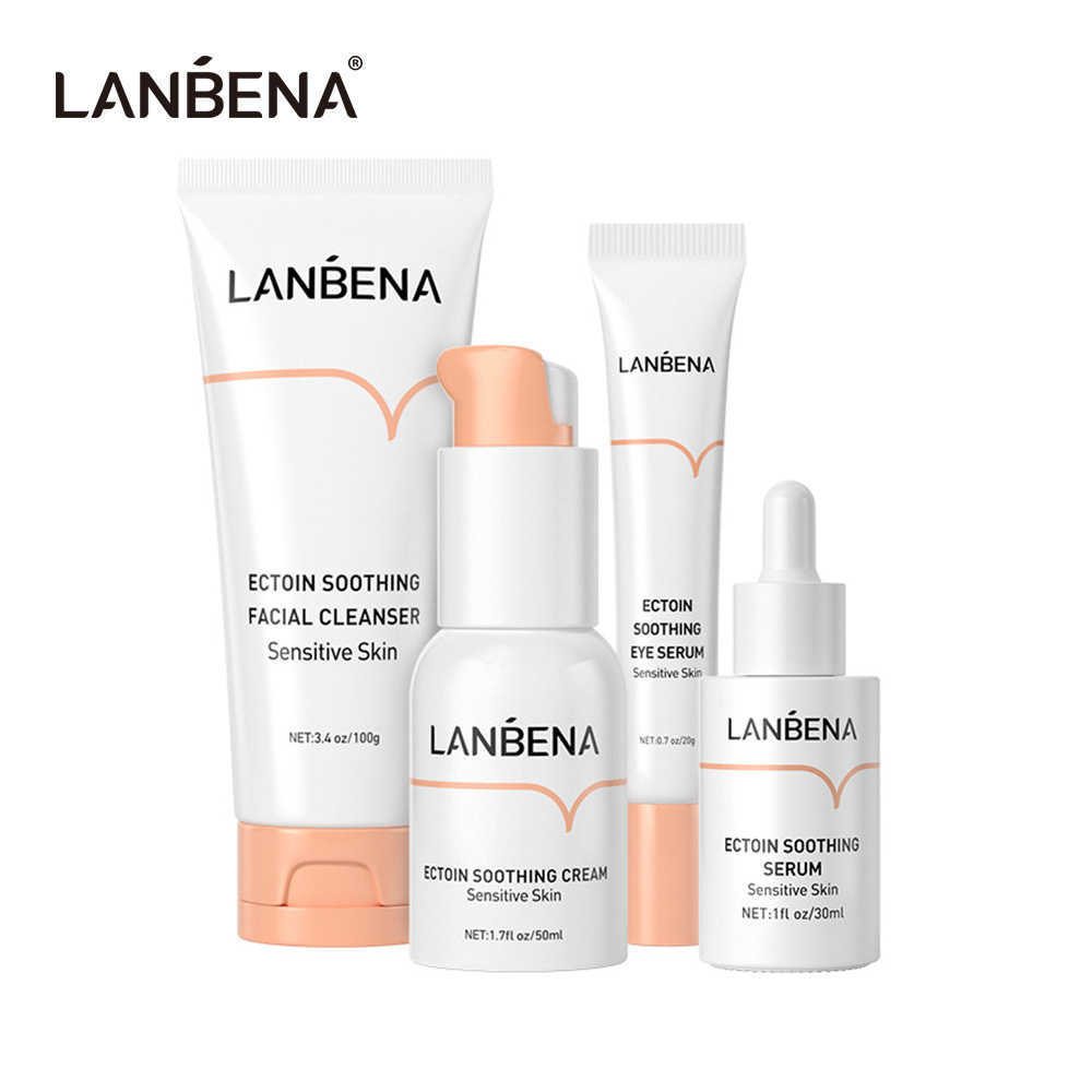 LANBENA Ectoin Anti Allergic Repair Soothe Sensitive Skin Care Set Facial Cleanser + Eye Essence Cream + Soothe Serum + Lotion
LANBENA Ectoin Anti Allergic Repair Soothe Sensitive Skin Care Set Facial Cleanser + Eye Essence Cream + Soothe Serum + Lotion