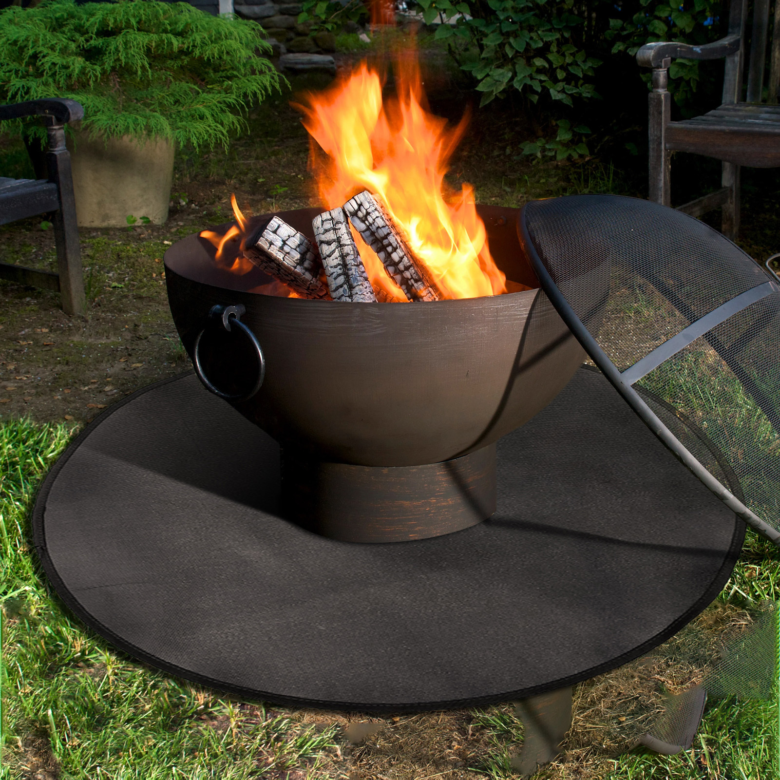 Fire Pit Mat Round Fireproof Grill Mat 24/32/36 Inch Deck Grass BBQ Protector For Outdoor Patio Wood Burning&Gas Fire Pits Pad L0311
Fire Pit Mat Round Fireproof Grill Mat 24/32/36 Inch Deck Grass BBQ Protector For Outdoor Patio Wood Burning&Gas Fire Pits Pad L0311