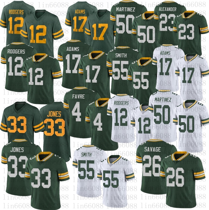 Men women youth football 12 Aaron Rodgers 33 Jones 17 Davante Adams 26 Darnell Savage jerseys Alexander 55 Za'Darius Smith 10 love jersey, Black
Men women youth football 12 Aaron Rodgers 33 Jones 17 Davante Adams 26 Darnell Savage jerseys Alexander 55 Za'Darius Smith 10 love jersey, Black
