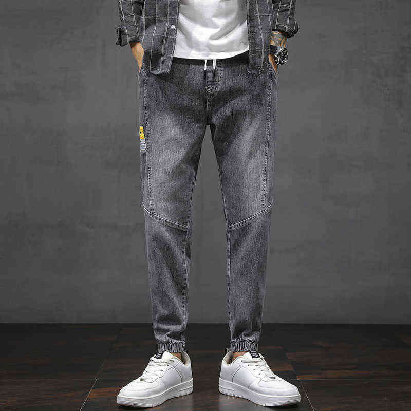 Han edition joker GF summer fashion leisure jeans are loose bunch of little feet pants teenagers cultivate one's morality 211111