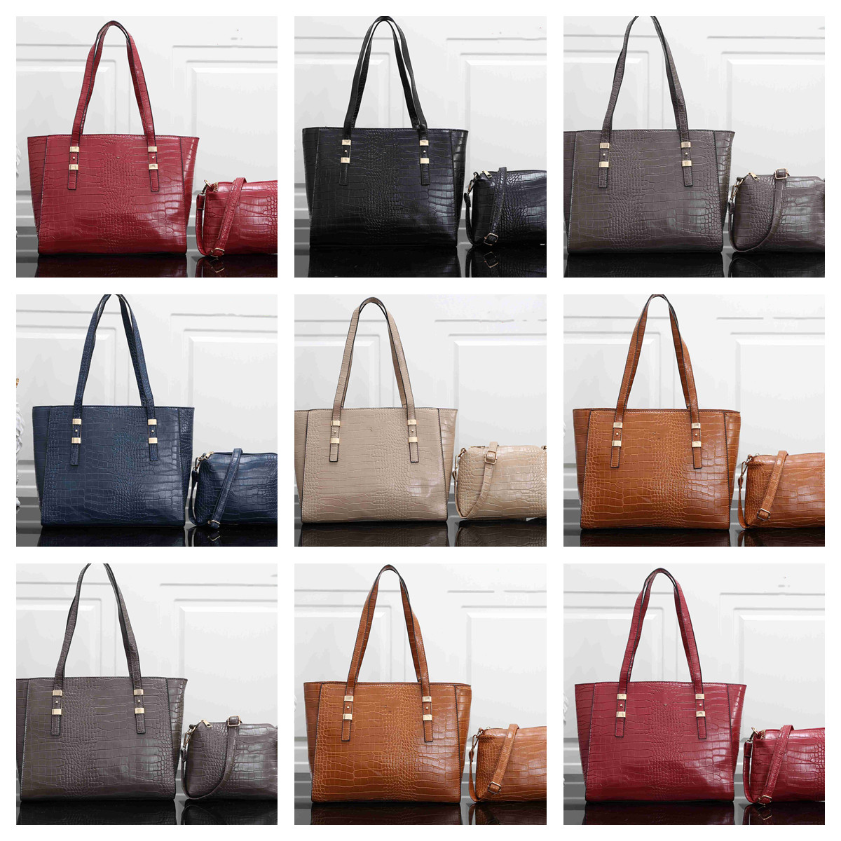 New Luxury Totes Handbag Composite Bag brands leather crocodile purse large size checker charming Shoulder womens Fashion embossed genuine pochette
New Luxury Totes Handbag Composite Bag brands leather crocodile purse large size checker charming Shoulder womens Fashion embossed genuine pochette