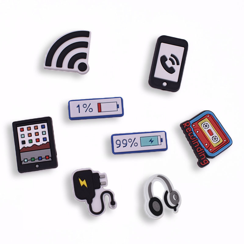Electronic Equipment Shoe Decoration Charm Pats Accessories Jibitz for Croc Charms Clog Bracelet Wristband Buttons Buckle Soft Rubber Party Favors
Electronic Equipment Shoe Decoration Charm Pats Accessories Jibitz for Croc Charms Clog Bracelet Wristband Buttons Buckle Soft Rubber Party Favors