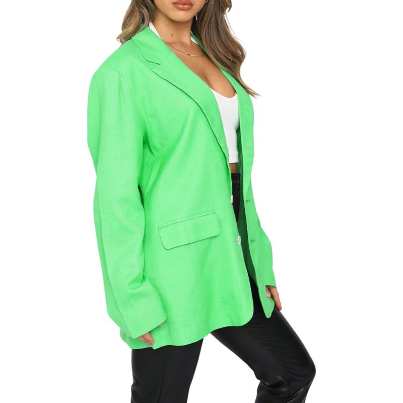 Women' Suits & Blazers Women Fashion Loose Suit Casual Button Down Notched Lapel Long Sleeve Spring Autumn Coats, Black
Women' Suits & Blazers Women Fashion Loose Suit Casual Button Down Notched Lapel Long Sleeve Spring Autumn Coats, Black