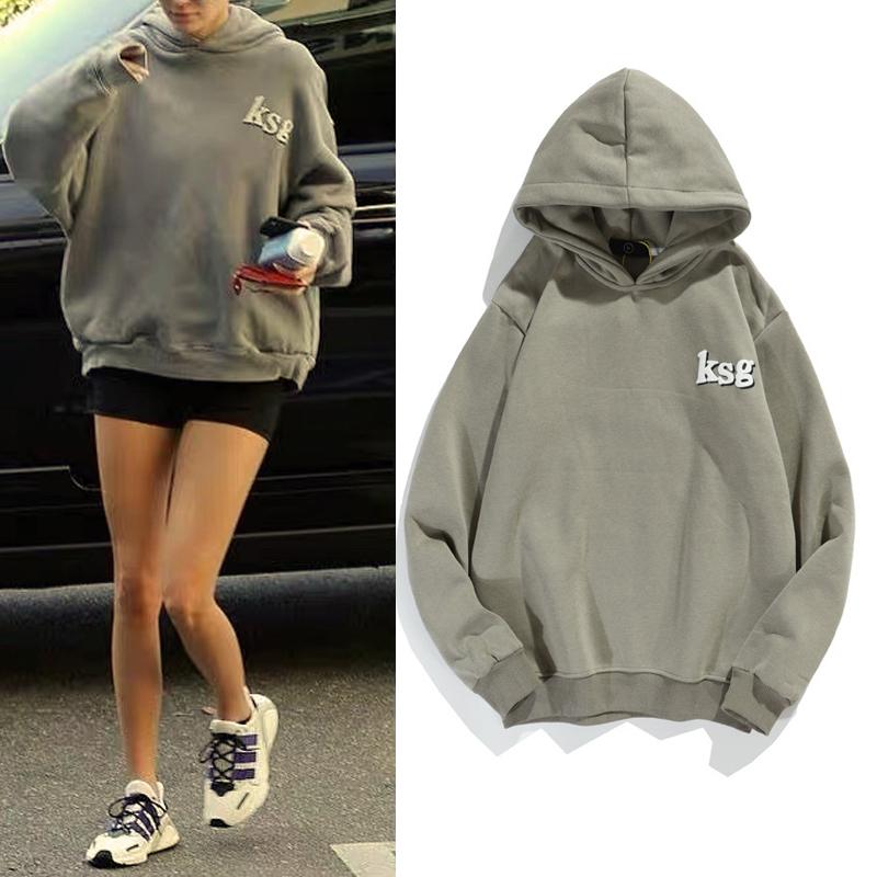 Women' Hoodies & Sweatshirts Letter Print West Women Hooded Sweatshirt Oversize Hoodie Streetwear Hip Hop Baggy Loose 2021 Brand, Gray
Women' Hoodies & Sweatshirts Letter Print West Women Hooded Sweatshirt Oversize Hoodie Streetwear Hip Hop Baggy Loose 2021 Brand, Gray