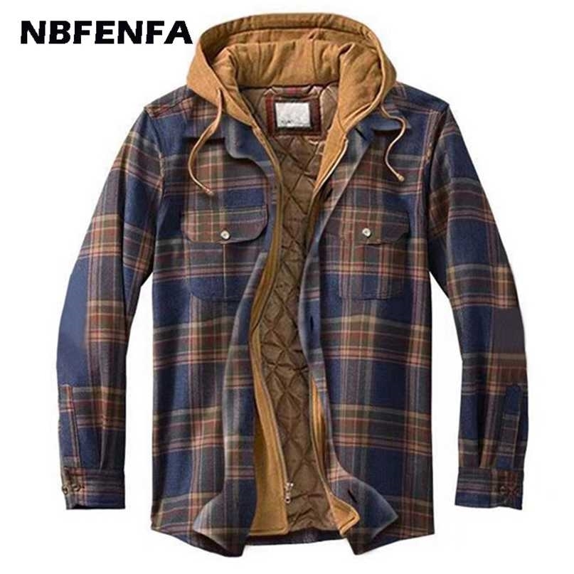 Winter Men Jackets Plaid Coat Male Warm Parkas Hooded Windbreaker Outwear Overall Clothing Casual Loose Sport Jacket LX077 211110, Green
Winter Men Jackets Plaid Coat Male Warm Parkas Hooded Windbreaker Outwear Overall Clothing Casual Loose Sport Jacket LX077 211110, Green