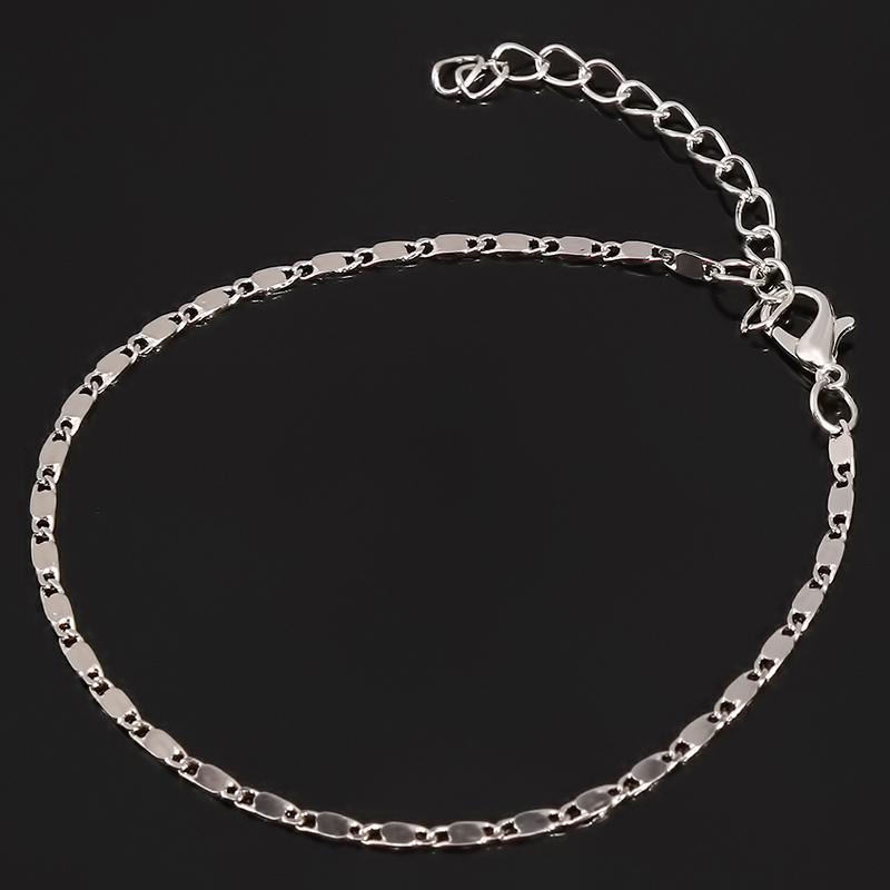 Anklets Fashion Gold Thin Chain Ankle Charm Anklet Leg Bracelet Foot Jewelry Adjustable Bracelets For Women Accessories