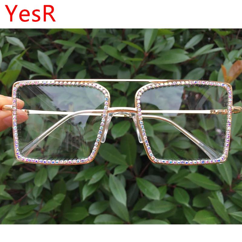 Fashion Sunglasses Frames Oversized Sqaure Rhinestone Glasses Transparent Women's Eyeglasses Frame 2021 Clear Lens Myopia Nerd Optical
Fashion Sunglasses Frames Oversized Sqaure Rhinestone Glasses Transparent Women's Eyeglasses Frame 2021 Clear Lens Myopia Nerd Optical