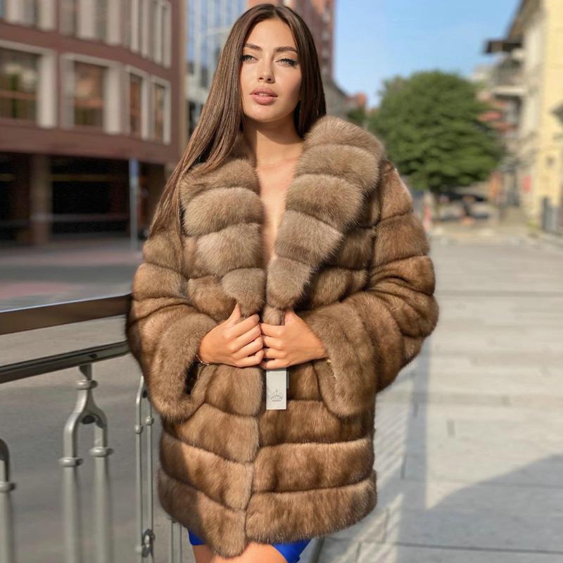 Women's Fur & Faux Women Mid-length Natural Coat With Turn-down Collar Trendy Full Pelt Genuine Jacket Thick Warm Outwear, Black
Women's Fur & Faux Women Mid-length Natural Coat With Turn-down Collar Trendy Full Pelt Genuine Jacket Thick Warm Outwear, Black