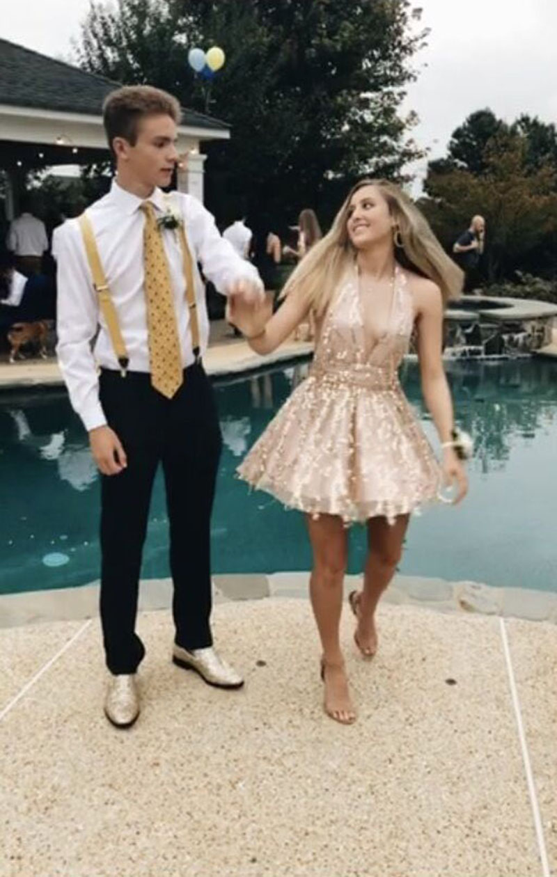 Short Deep V Neck Prom Dress Sexy A Line Sleeveless Event Wear Party Gown Custom Made Plus Size Available, Dark navy
Short Deep V Neck Prom Dress Sexy A Line Sleeveless Event Wear Party Gown Custom Made Plus Size Available, Dark navy