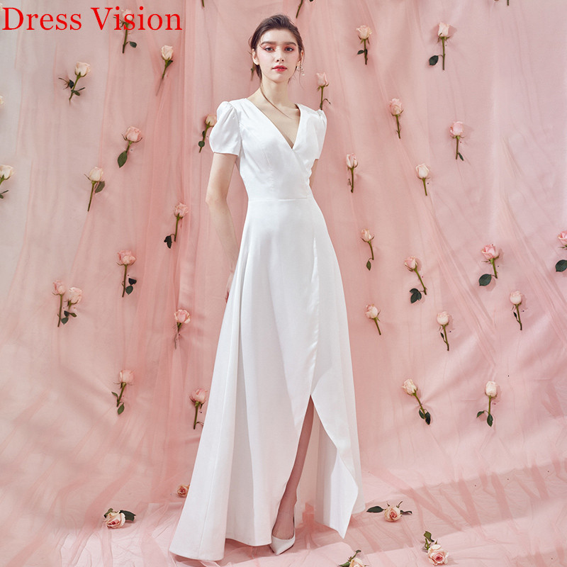 2021 Simple Satin V-neck Short Sleeve Wedding Vestidos Novia Robe Marie Formal Gown Vestido Festa De Casamento W8s2, Same as image
2021 Simple Satin V-neck Short Sleeve Wedding Vestidos Novia Robe Marie Formal Gown Vestido Festa De Casamento W8s2, Same as image