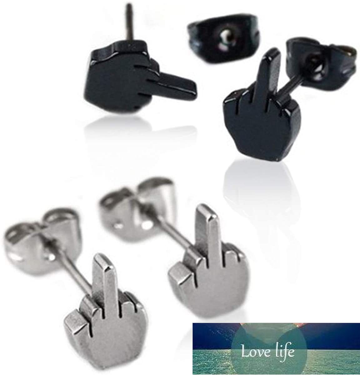 1pair Men's Fashion Punk Cool Finger Provocative Ear Studs Earrings Gothic Pierced Earrings for Women Jewelry Jewelry Gifts Factory price expert design Quality
1pair Men's Fashion Punk Cool Finger Provocative Ear Studs Earrings Gothic Pierced Earrings for Women Jewelry Jewelry Gifts Factory price expert design Quality