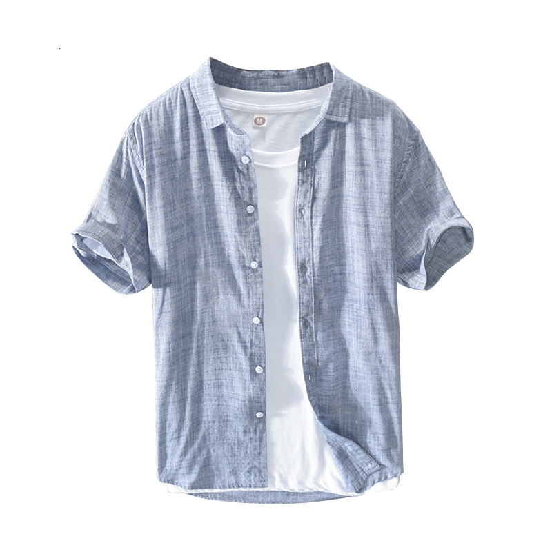 2021 Summer New Arrival Short Sleeve Pure Cotton Gray Fashion Casual Shirts for Men Comfortable Shirt Mens Chemise Camisa 31cr, Blue
2021 Summer New Arrival Short Sleeve Pure Cotton Gray Fashion Casual Shirts for Men Comfortable Shirt Mens Chemise Camisa 31cr, Blue