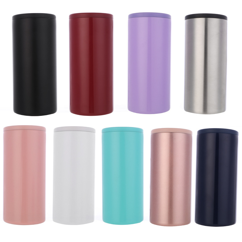12oz Skinny Cooler tumblers Slim Can Straight Mug Beer Tumbler Cola Holder 18/8 Stainless Steel Insulated Vacuum Double Wall Bottle Container WLL1007, Multi-color
12oz Skinny Cooler tumblers Slim Can Straight Mug Beer Tumbler Cola Holder 18/8 Stainless Steel Insulated Vacuum Double Wall Bottle Container WLL1007, Multi-color