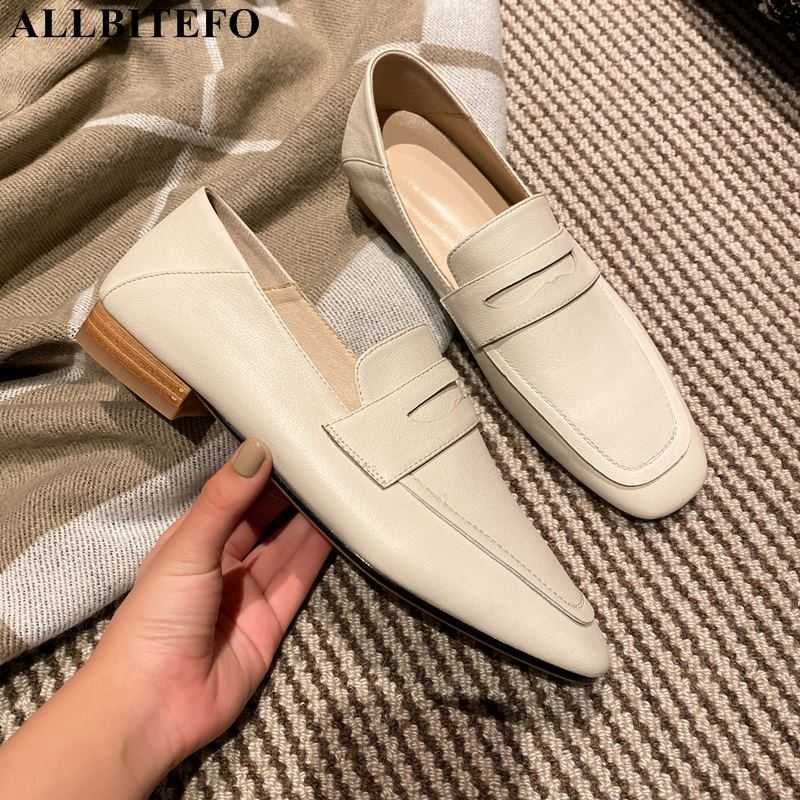 ALLBITEFO comfortable soft genuine leather low heel shoes thick heel fashion women heels shoes kitten heels women office shoes 210611, As picture
ALLBITEFO comfortable soft genuine leather low heel shoes thick heel fashion women heels shoes kitten heels women office shoes 210611, As picture
