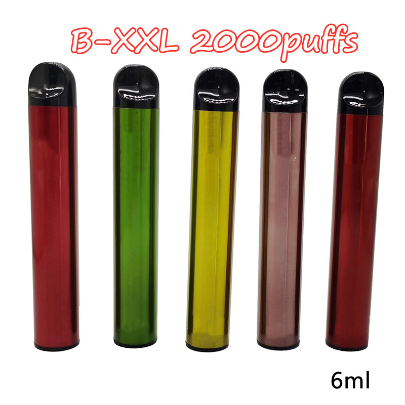 B-XXL max Disposable Vapes Pen 2000puffs Capacity 6ml Battery 800mah Pre-filled Device Kits Disposable Empty E-cigarettes Custom Made
B-XXL max Disposable Vapes Pen 2000puffs Capacity 6ml Battery 800mah Pre-filled Device Kits Disposable Empty E-cigarettes Custom Made