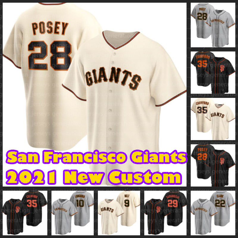 San Francisco Giants Jerseys 28 Buster Posey 35 Brandon Crawford 34 Kevin Gausman 5 Mike Yastrzemski Baseball 9 Brandon Belt Longoria, Blue;black
San Francisco Giants Jerseys 28 Buster Posey 35 Brandon Crawford 34 Kevin Gausman 5 Mike Yastrzemski Baseball 9 Brandon Belt Longoria, Blue;black