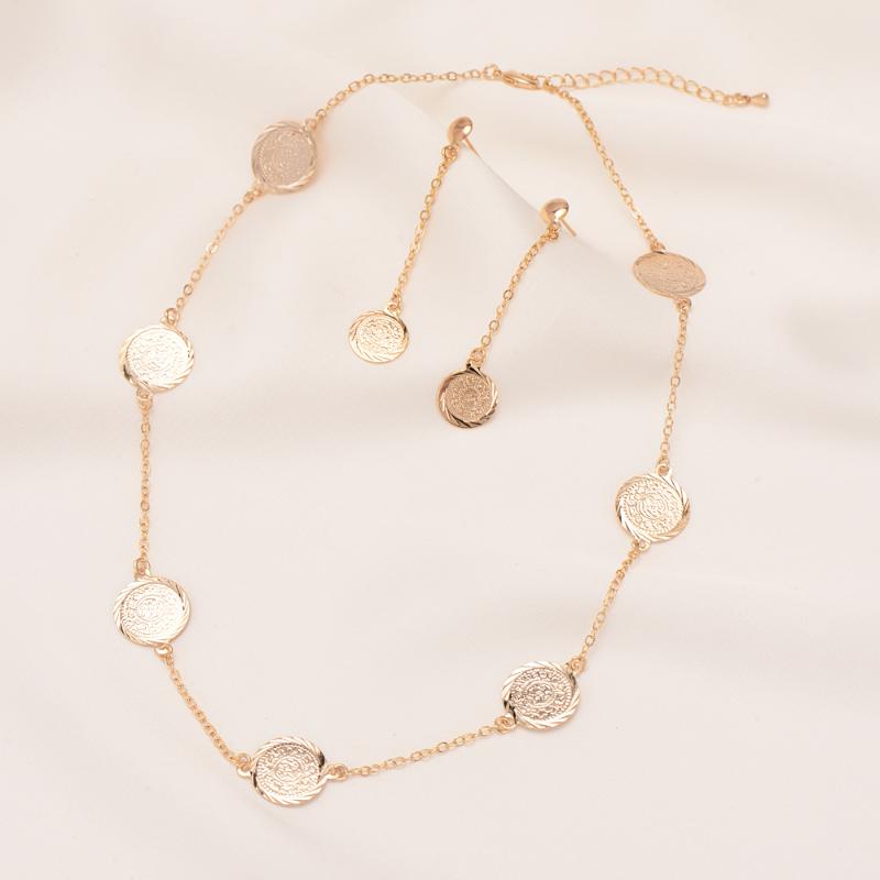 Earrings & Necklace Bangrui 2021 Elegant Rose Gold Color Coins Drop Fashion Jewelry Sets African Gifts, As pic
Earrings & Necklace Bangrui 2021 Elegant Rose Gold Color Coins Drop Fashion Jewelry Sets African Gifts, As pic