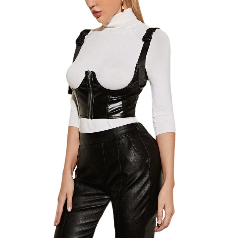 Belts Women's Camisole Slim Stitching Irregular Zipper Sling Top For Travelling Vacation Dating Party Pography Fashion 2021, Black
Belts Women's Camisole Slim Stitching Irregular Zipper Sling Top For Travelling Vacation Dating Party Pography Fashion 2021, Black