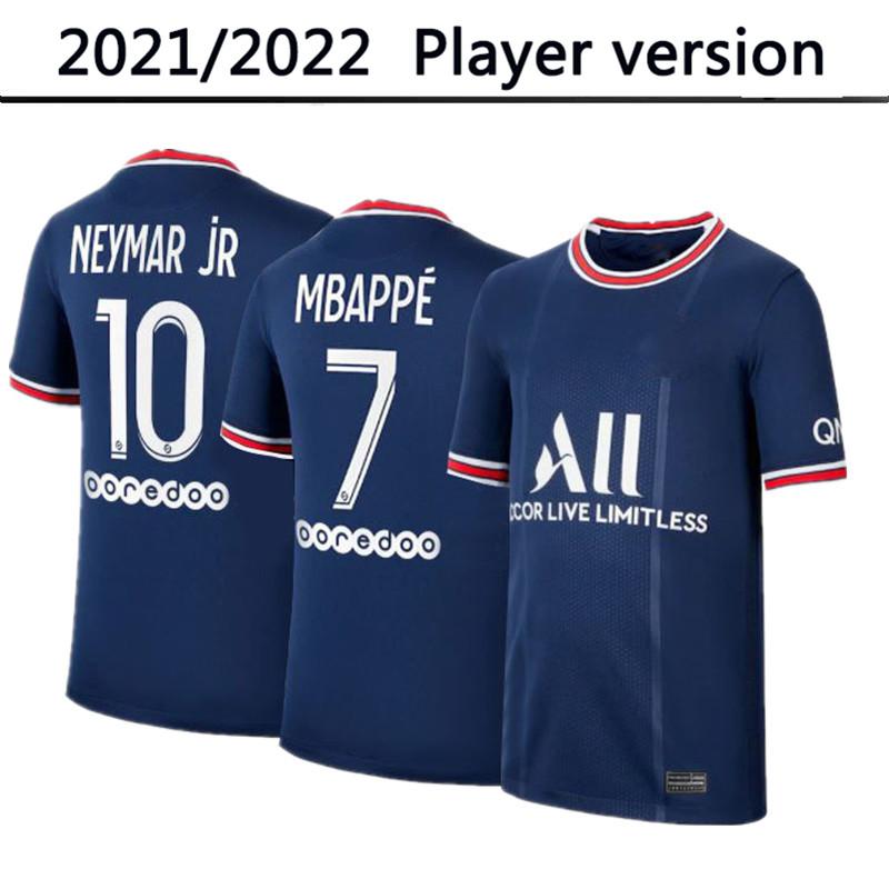 21 22 Soccer Jersey Player Version Home MBAPPE VERRATTI 2021 2022 NEYMAR Hero Future DI MARIA KEAN Football Shirts Men Maillots De Football Sets PARis Uniforms
21 22 Soccer Jersey Player Version Home MBAPPE VERRATTI 2021 2022 NEYMAR Hero Future DI MARIA KEAN Football Shirts Men Maillots De Football Sets PARis Uniforms