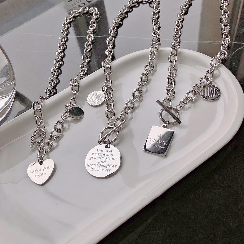 Pendant Necklaces Hip Hop Stainless Steel Titanium Letter Necklace Gothic Women Men Fashion Personality 2023 Jewelry GiftsPendant
Pendant Necklaces Hip Hop Stainless Steel Titanium Letter Necklace Gothic Women Men Fashion Personality 2023 Jewelry GiftsPendant