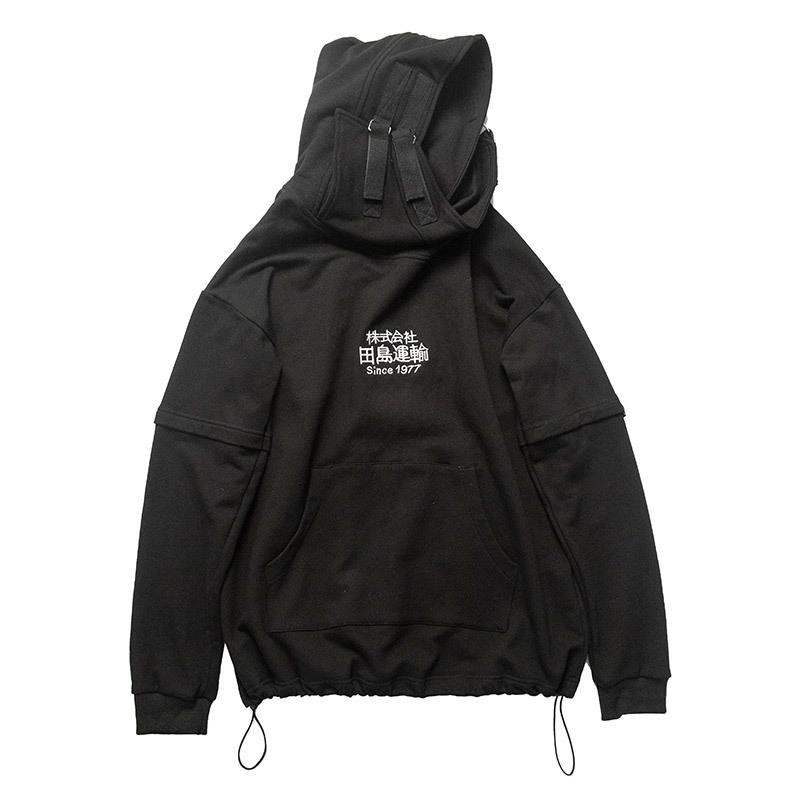 Autumn Men Harajuku Hip Hop Coats Male Jacket Oversize Long Hoodie Cotton Fashion Swag Coat And Jacket US Size 201020