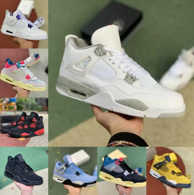 Jumpman University Blue 4 4s Retro Basketball Shoes Mens Cream Sail White Oreo Lightnings Bred Red Thunder What The Jorden Black Cement Cat
Jumpman University Blue 4 4s Retro Basketball Shoes Mens Cream Sail White Oreo Lightnings Bred Red Thunder What The Jorden Black Cement Cat