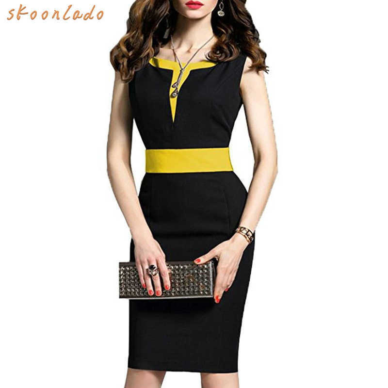 famous brand design office Ladies Dress oversize Women slim fashion elegant dress mid pencil High Waist Stitching color clothes 210608
famous brand design office Ladies Dress oversize Women slim fashion elegant dress mid pencil High Waist Stitching color clothes 210608