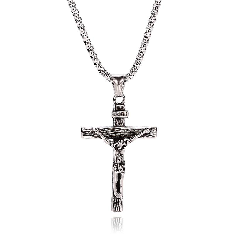 Pendant Necklaces Jesus Christ Men Jewelry Stainless Steel Cross With Neck Chain For Male Gift GL0010
Pendant Necklaces Jesus Christ Men Jewelry Stainless Steel Cross With Neck Chain For Male Gift GL0010