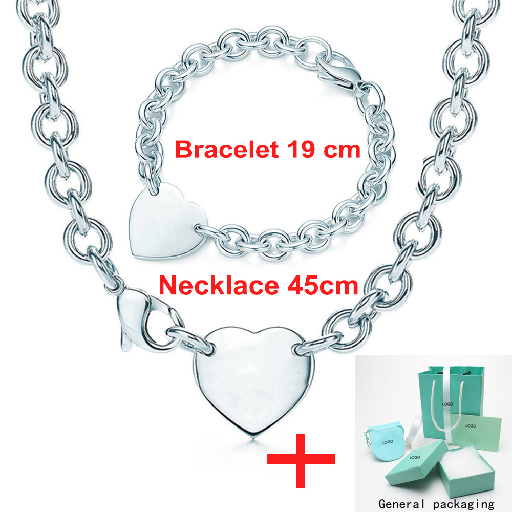 2020 New Tif925 Pendant Necklaces Sterling Silver Necklace Set Jewelry Original Love Heart Tag Bracelets,Classic Return to L0310
2020 New Tif925 Pendant Necklaces Sterling Silver Necklace Set Jewelry Original Love Heart Tag Bracelets,Classic Return to L0310