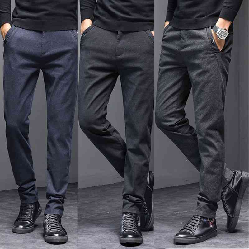 Casual men's autumn and winter thick SLIM STRAIGHT versatile youth fashion light business formal pants men, 1956 royal blue
Casual men's autumn and winter thick SLIM STRAIGHT versatile youth fashion light business formal pants men, 1956 royal blue