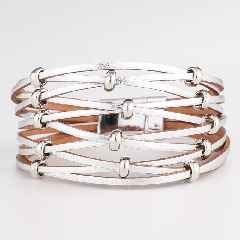 Link, Chain Personality Bracelet Bangle Long Leather Colorful Bohemia Crystal Jewelry Buckle Bohemian Link For Women BR0028
Link, Chain Personality Bracelet Bangle Long Leather Colorful Bohemia Crystal Jewelry Buckle Bohemian Link For Women BR0028