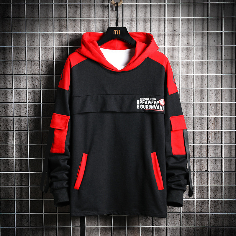 SingleRoad Men's Hoodies Men Spring Sweatshirt Male Hip Hop Harajuku Japanese Streetwear Black Hoodie Men Sweatshirts Man 201103