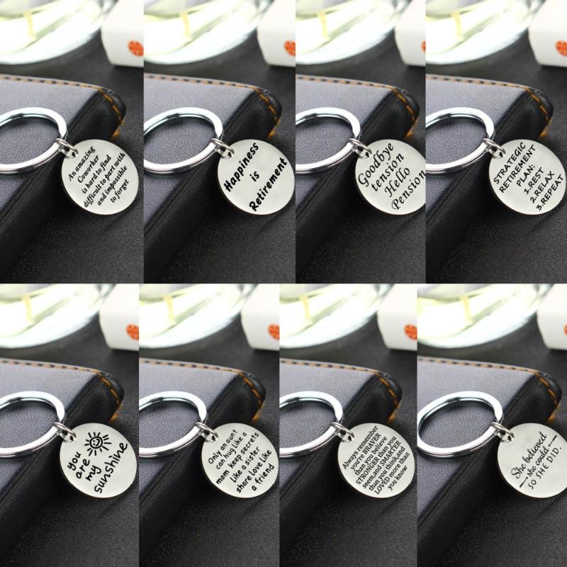 Keychains Coworker & Retirement Pension Strategic Charm Keychain Key Ring Stainless Steel Chain Jewelry Gift For Women Aunt Lovers
Keychains Coworker & Retirement Pension Strategic Charm Keychain Key Ring Stainless Steel Chain Jewelry Gift For Women Aunt Lovers