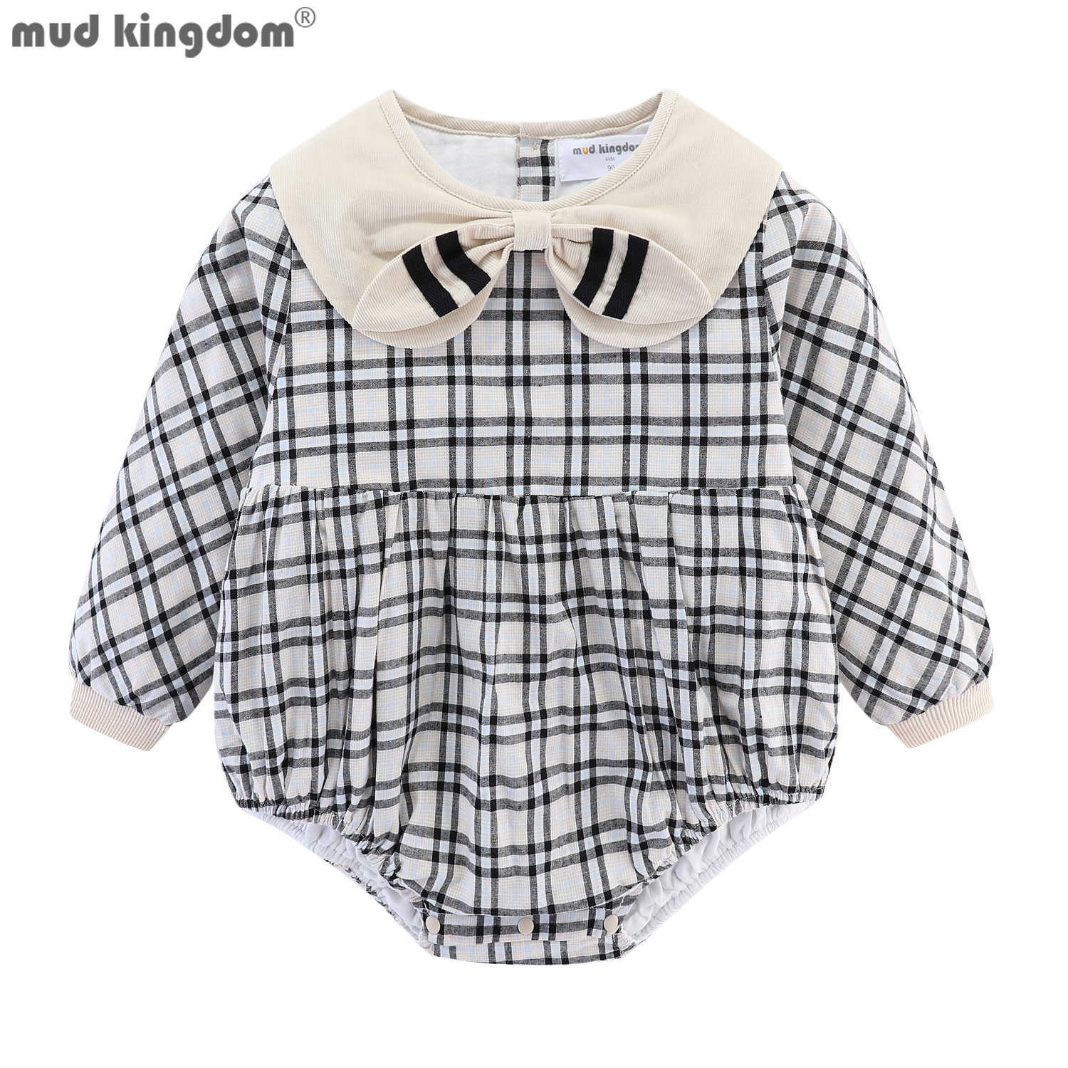 Mudkingdom Nautical Collar Baby Girl Romper Plaid Soft Long Sleeve BodySuit Cute Peter Pan Jumpsuit Casual 210615, Pink
Mudkingdom Nautical Collar Baby Girl Romper Plaid Soft Long Sleeve BodySuit Cute Peter Pan Jumpsuit Casual 210615, Pink