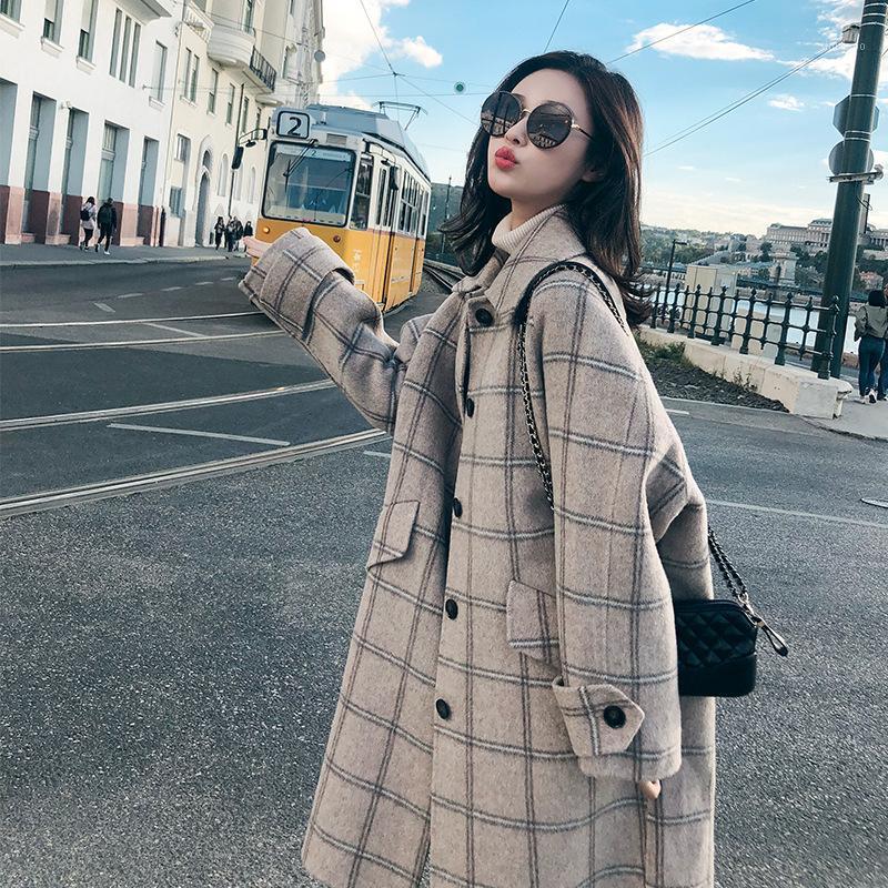 Women' Wool & Blends Woolen Coat Mid-length 2021 Autumn And Winter Temperament All-match Japanese Thickened Student Plaid, Photo color
Women' Wool & Blends Woolen Coat Mid-length 2021 Autumn And Winter Temperament All-match Japanese Thickened Student Plaid, Photo color