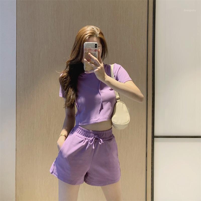 Running Sets Pure Color Ladies Net Red Foreign Air Casual Fashion Sportswear Suit Women 2021 Summer Short-sleeved Shorts Two-piec, Black;blue
Running Sets Pure Color Ladies Net Red Foreign Air Casual Fashion Sportswear Suit Women 2021 Summer Short-sleeved Shorts Two-piec, Black;blue