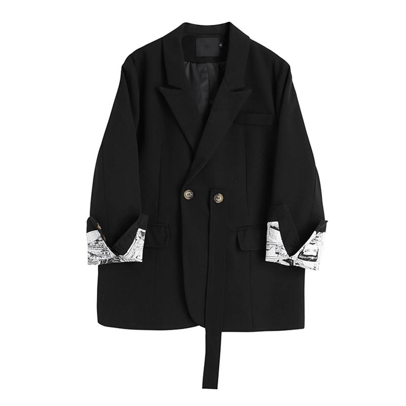 Women' Suits & Blazers Women Fashion Korean Style Oversized Office Suit Coat Ladies Elegant Outwear W116, Black
Women' Suits & Blazers Women Fashion Korean Style Oversized Office Suit Coat Ladies Elegant Outwear W116, Black